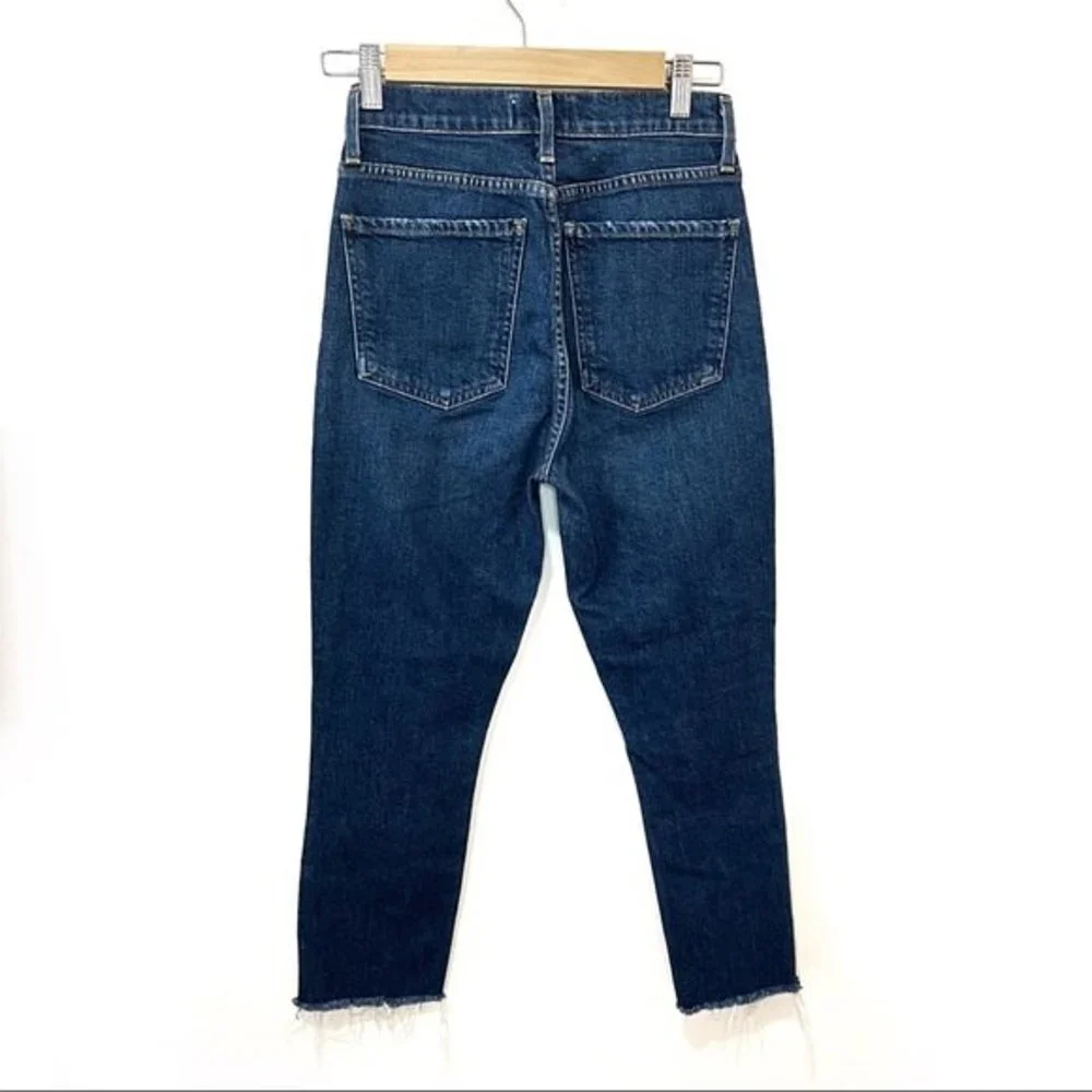 AGOLDE Nico High Rise Slim Fit Jeans in Vox Wash Blue Size 25